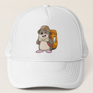 Boné Mole como Hiker com Bagagem