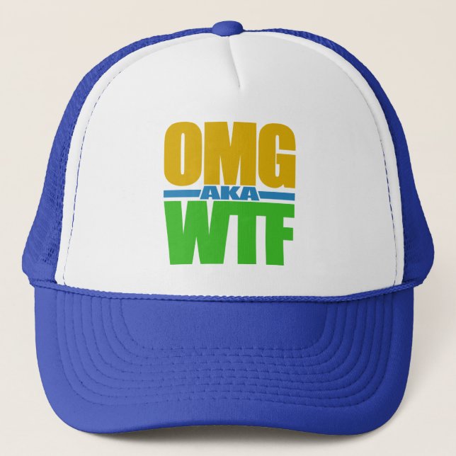 Boné MOMG aka WTF hat - escolha a cor (Frente)