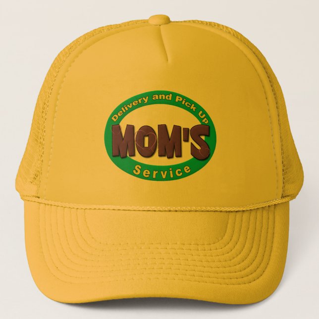 Boné Mom's Pick Up and Delivery Service (Frente)