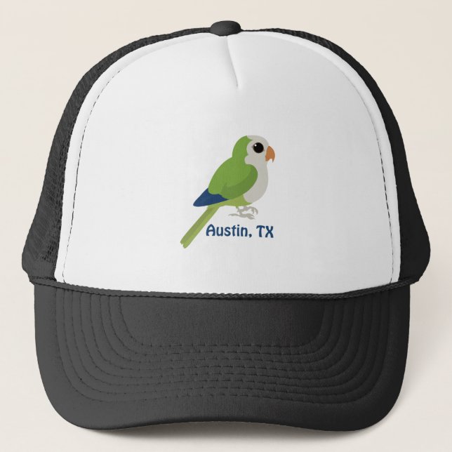 Boné Monk Parakeet - Austin, Texas (Frente)