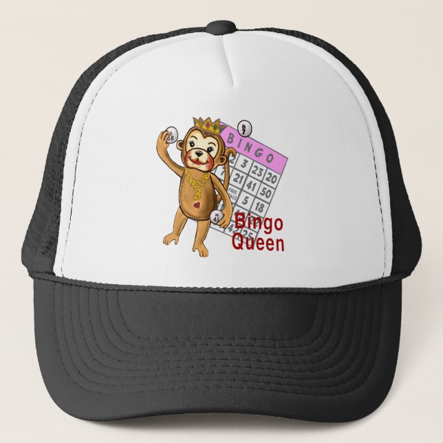 Boné Monkey Bingo Queen Hat (Frente)