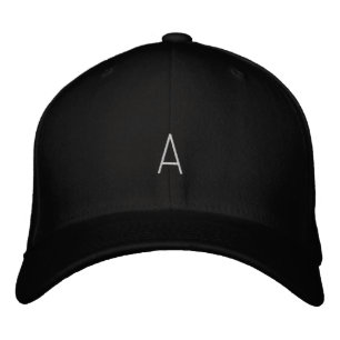 Boné Monograma "A" Personalizado Impresso em Fonte Alta