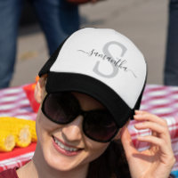 Monograma Inicial Caligrafia Minimalística