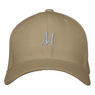 Boné Monograma Inicial de Caracter M Flexfit de Lã Masc