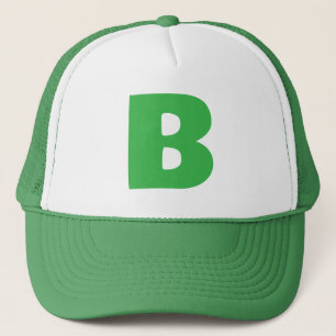 Boné Monograma Minimalista Moderno Ousado Verde