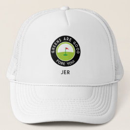 Boné Monogrammed Golf Funny Golfer Greens Saying Custom