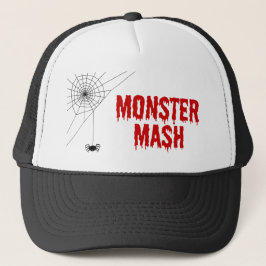 Boné Monster Mash Halloween Spiderweb