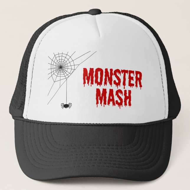 Boné Monster Mash Halloween Spiderweb (Frente)