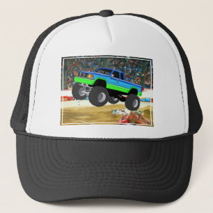 Boné Monster truck maravilhoso na arena