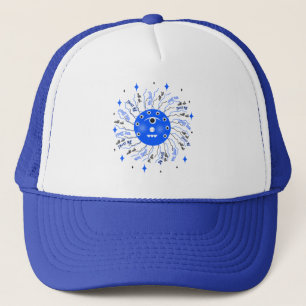 Boné Monstro azul