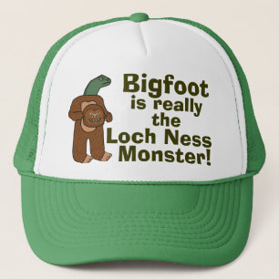 Boné Monstro engraçado de Bigfoot Loch Ness