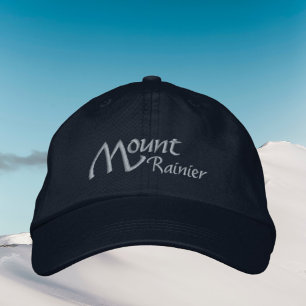 Boné Mont Rainier Washington Embroiderado Hat