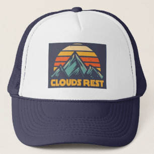 Boné Montanha Clouds Rest Yosemite Retro Turquesa