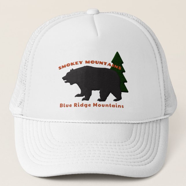 Boné Montanhas Blue Ridge  Montanhas Smokey (Frente)