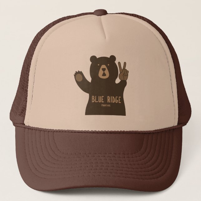 Boné Montanhas Blue Ridge Urso da Paz (Frente)