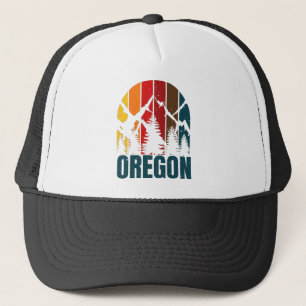 Boné Montanhas de Oregon Retro Vintage