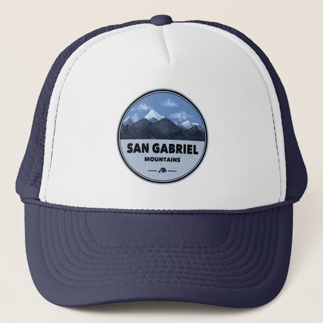 Boné Montanhas de San Gabriel Califórnia Acampamento (Frente)
