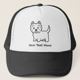 Boné Montanhas ocidentais Terrier branco dos desenhos