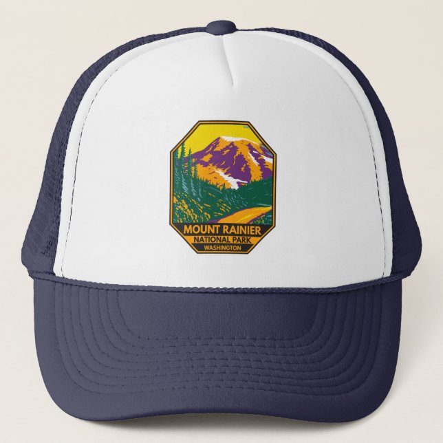 Boné Monte Rainier National Park Washington Retro (Frente)