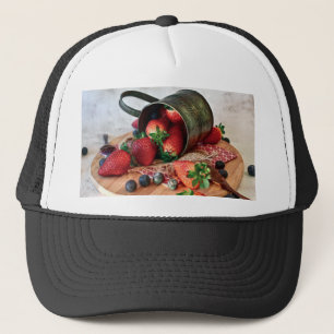 Boné Morangos, Frutas e doces