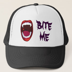 Boné Morde-me Vampiro Dentes Demônios Presas Campi Hor