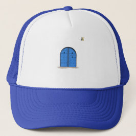 Boné Moroccan Blue Door – Artistic Embroidered Cap