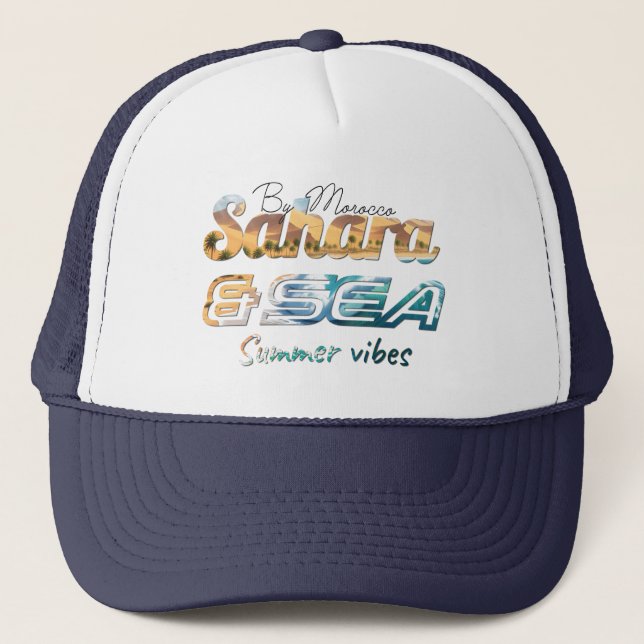 Boné Morocco Sahara & Sea Summer Vibes Design (Frente)