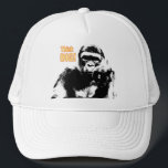 Boné Motivação Citação Moderna Elegante Pop Art Gorilla<br><div class="desc">Motivação Citação Moderna Elegante Pop Art Gorilla Modelo de Trucker Hat.</div>