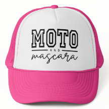 Moto e Máscara Snapback Trucker Hat