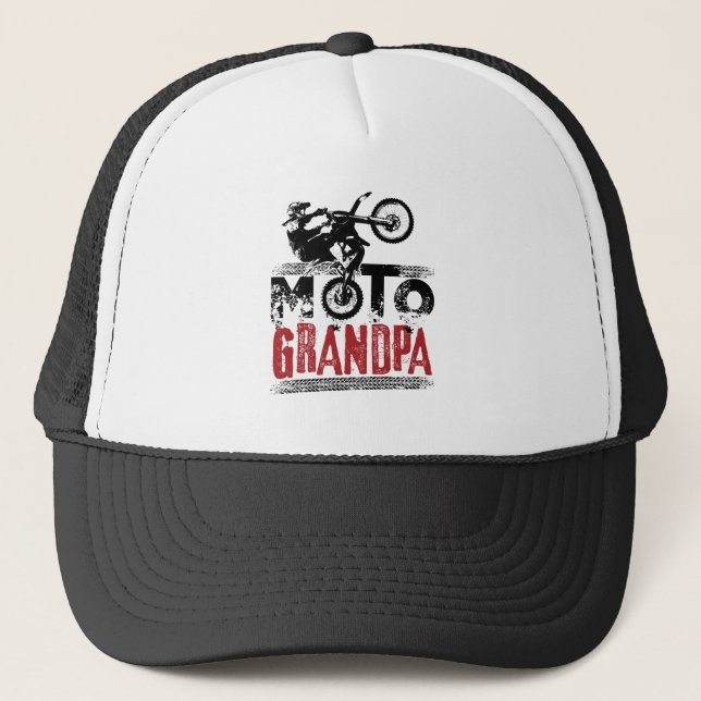 Boné Moto Grandpa Motocross BMS Dirt Bike (Frente)