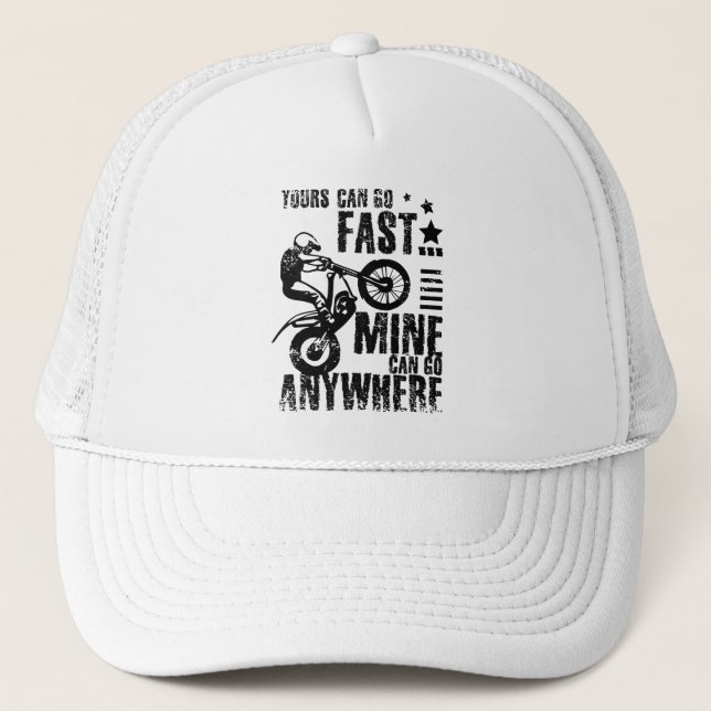 Boné Moto, moto de ensaio rápido (Frente)