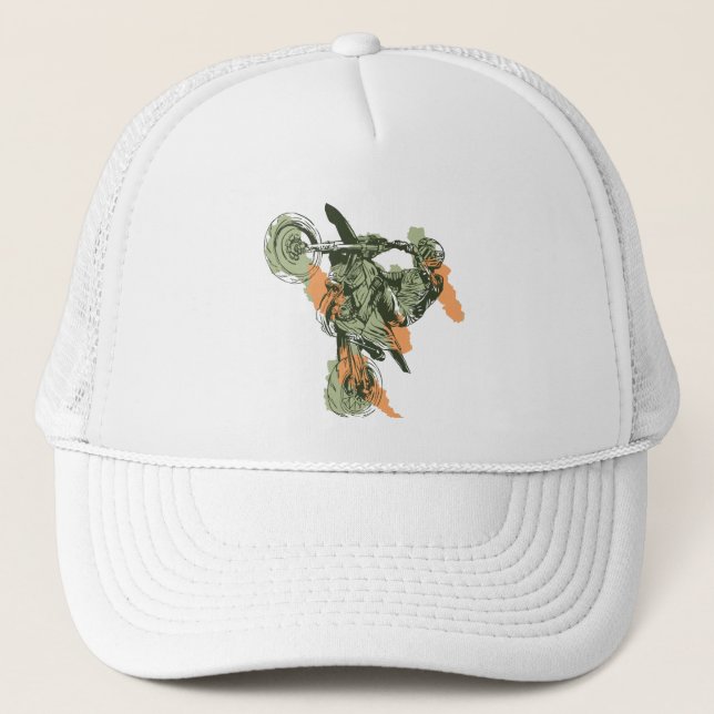 Boné Motocicleta - Biker Rodoviário Exterior (Frente)