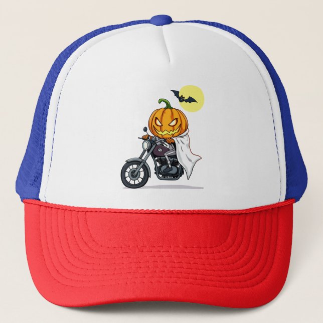 Boné Motocicleta Pumpkin (Frente)