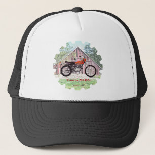 Boné Motocicleta Yamaha 250 de 1974 clássicos
