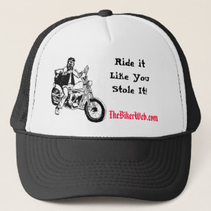Boné Motociclista, itLike YouStole do passeio ele!