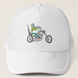 Boné Motoqueiro Chopper Stickman