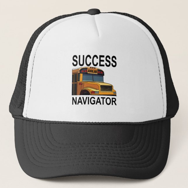 Boné Motorista de Ônibus Escolar Success Navigator (Frente)