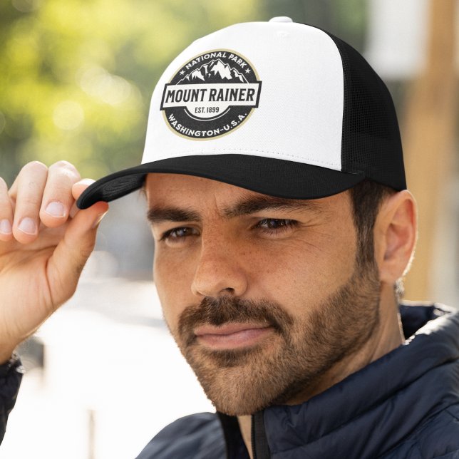 Boné Mount Rainier National Park Mountain Logo (Criador carregado)