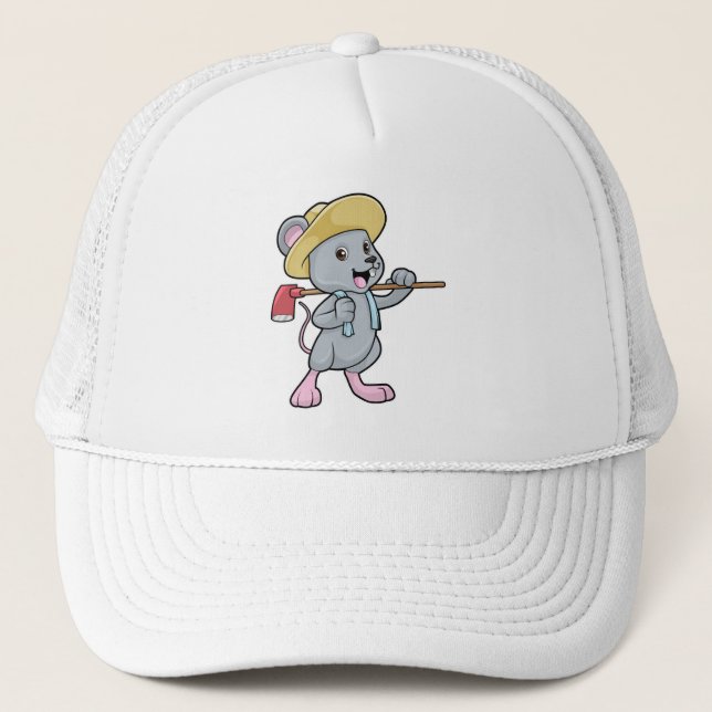 Boné Mouse como agricultor com Ax & Hat (Frente)