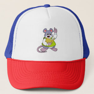 Boné Mouse como professor com livro