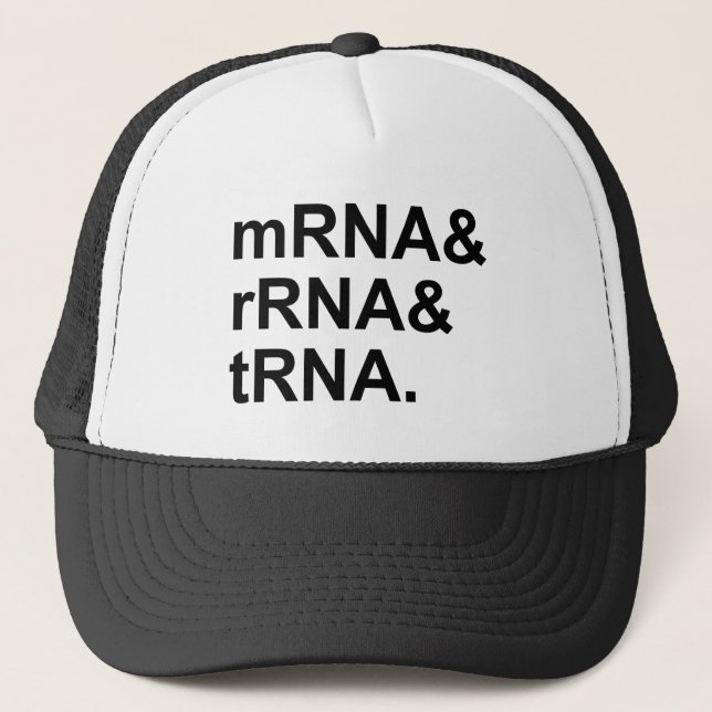 Boné mRNA rRNA tRNA | Tipos de RNA (Frente)