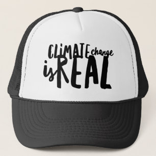Boné Mudança climática é um verdadeiro chapéu de ca