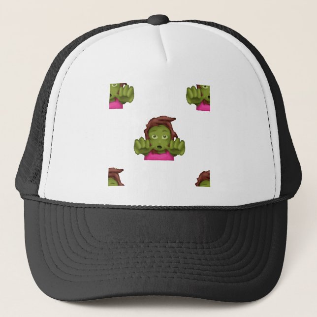 Boné mulher zombie emoji (Frente)