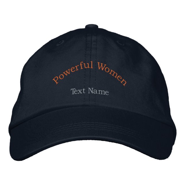 Boné Mulheres Poderosas Texto Impresso Orgulhosamente I (Frente)