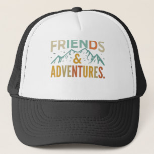 Boné Multicoloração de "Amigos e Aventuras"