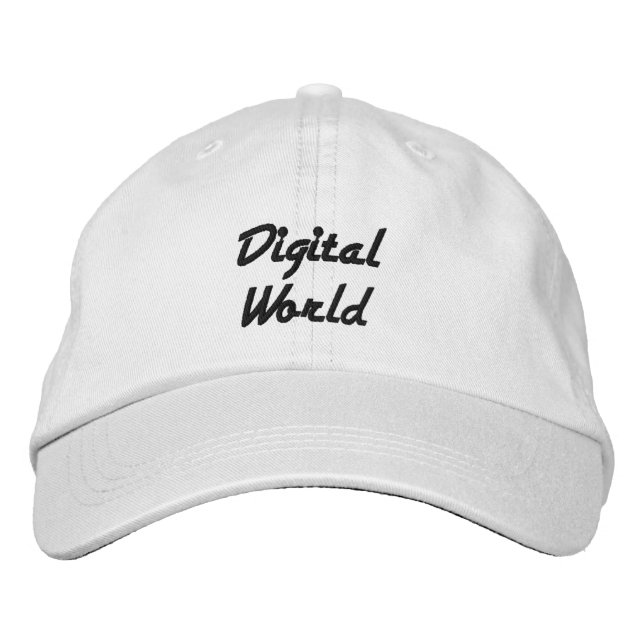 Boné Mundo Digital de Nova Tecnologia Chapéu de Alta Qu (Frente)