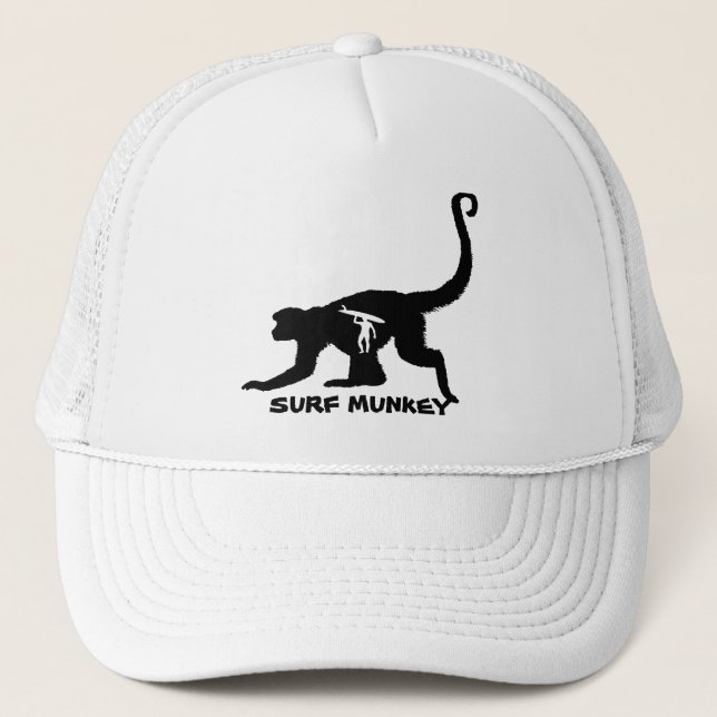 Boné Munkey com design de Longboarder Tatttoo em (Frente)
