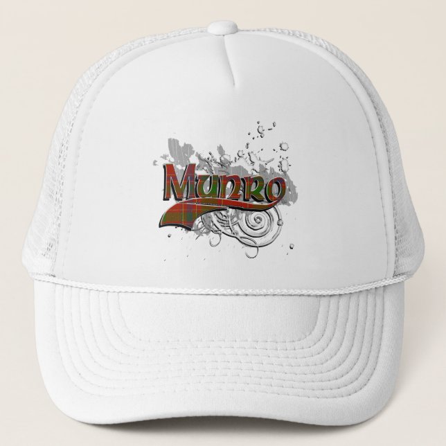 Boné Munro Tartan Grunge (Frente)