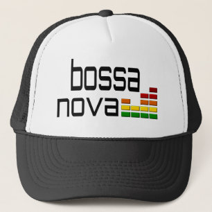 Boné Música da nova de Bossa com equalizador