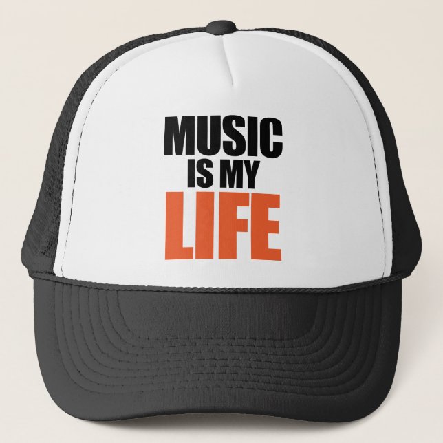 Boné Música É Minha Vida (Frente)